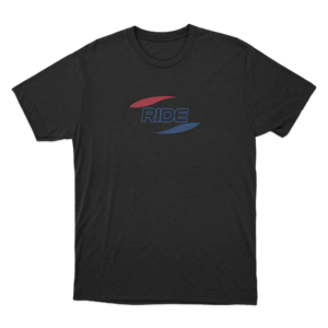 Ride Oval Logo Unisex T Shirt Black