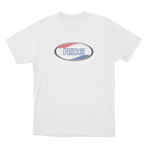 Ride Oval Logo Unisex T Shirt White